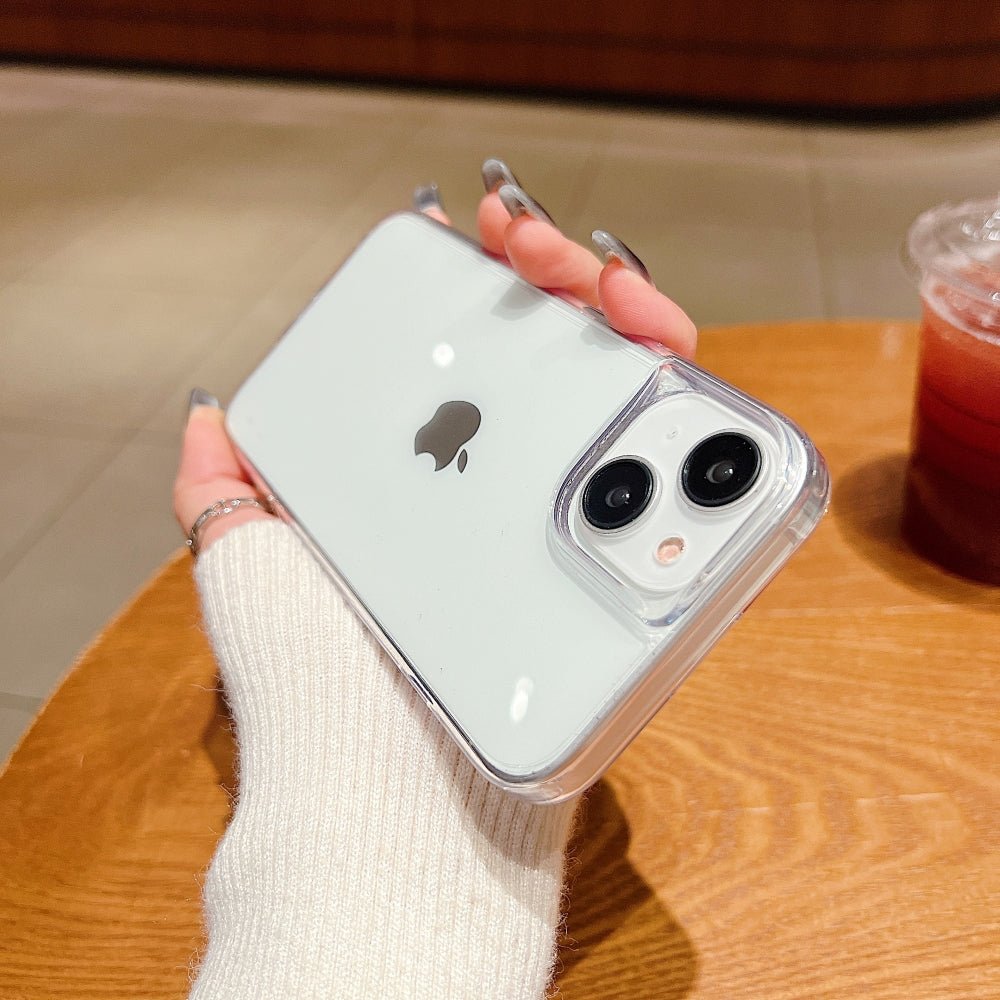 Electroplating Transparent Case with Colorful Border