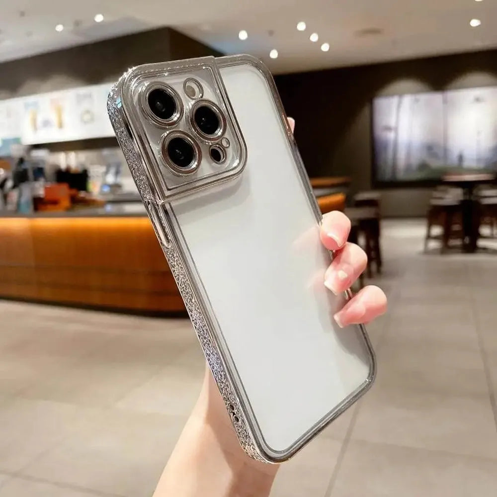 Electroplated Case Transparent Embossed