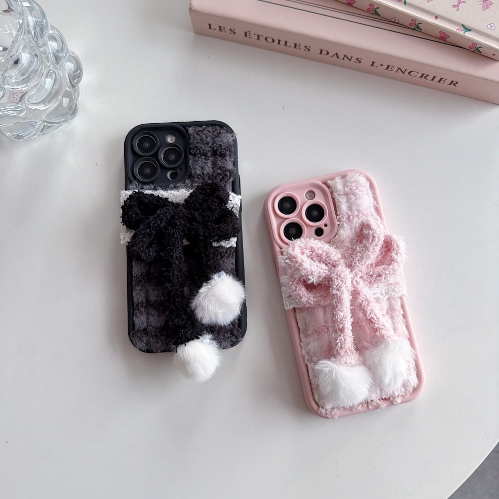 Fluffy Bow Bliss Phone Case