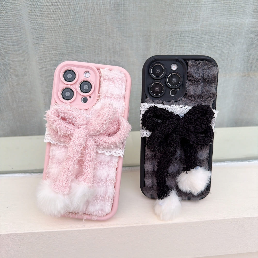 Fluffy Bow Bliss Phone Case