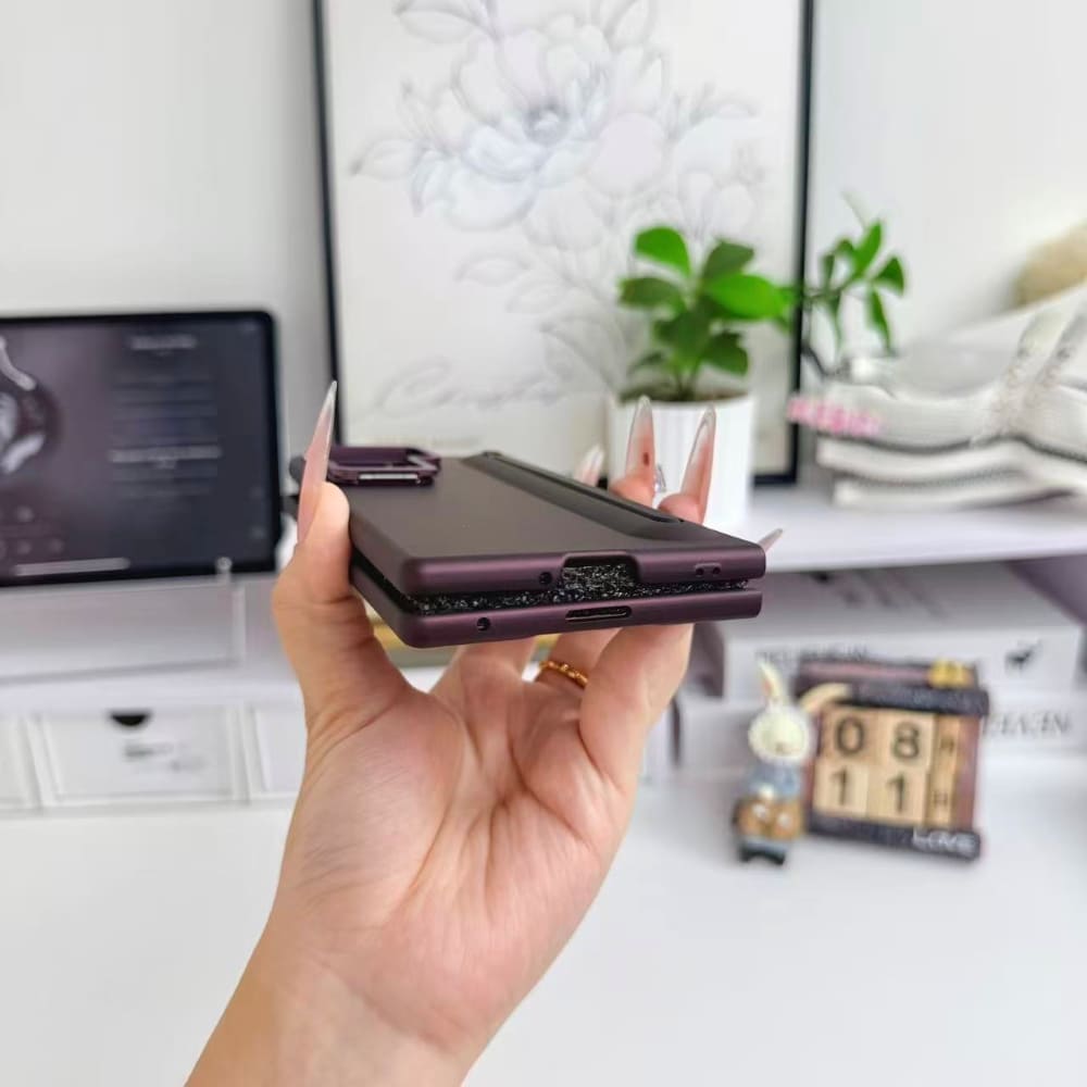 Foldable Phone Case With Pen Slot Holder