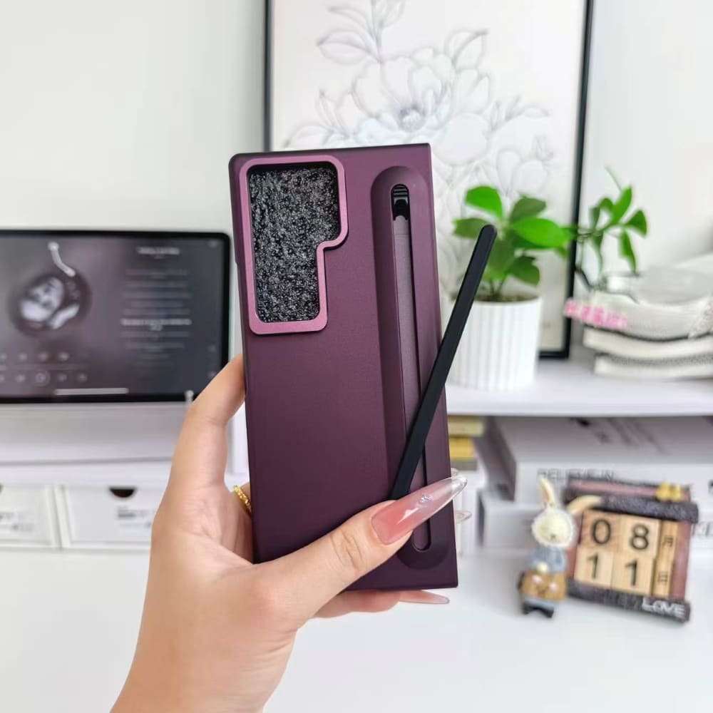 Foldable Phone Case With Pen Slot Holder