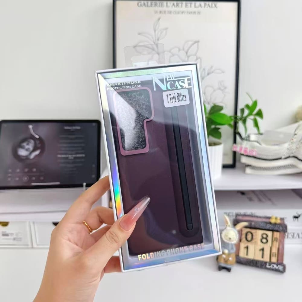 Foldable Phone Case With Pen Slot Holder