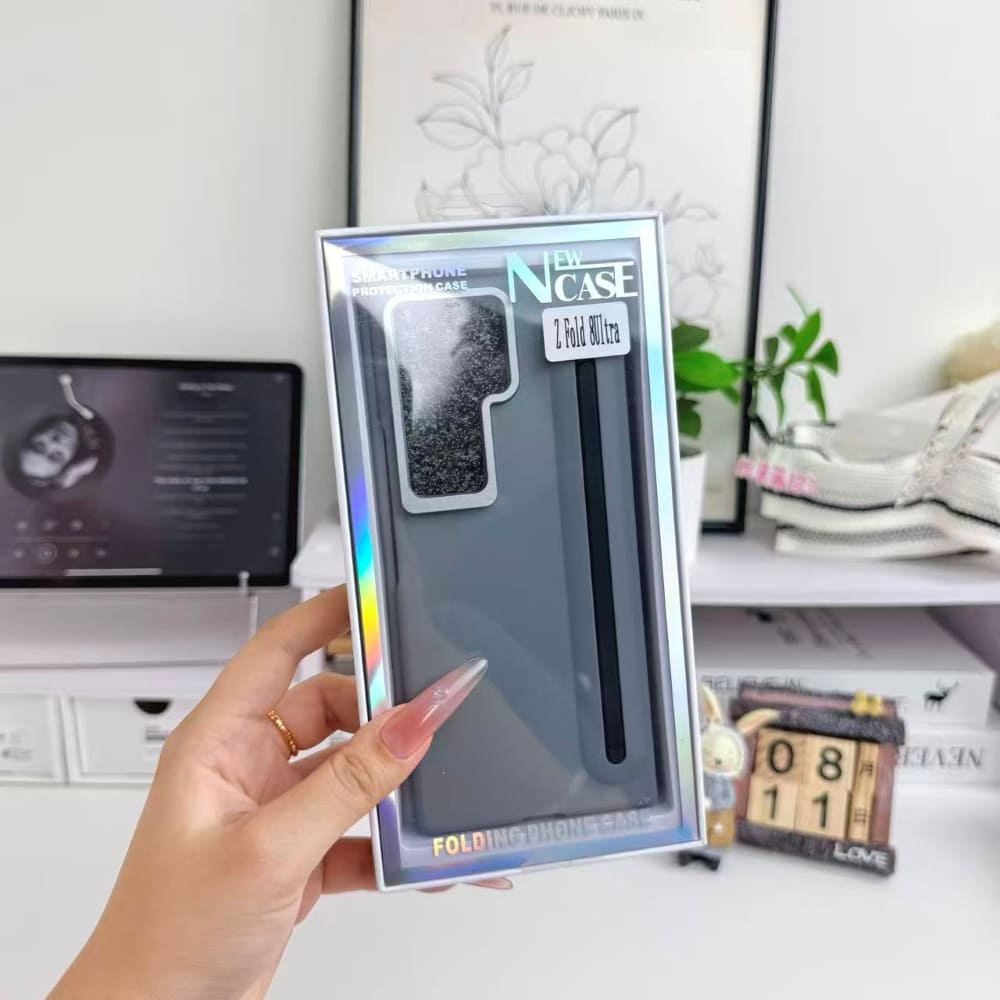 Foldable Phone Case With Pen Slot Holder