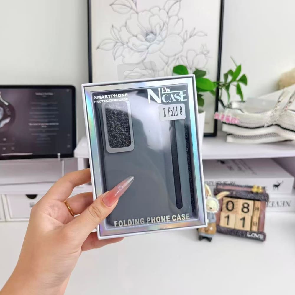 Foldable Phone Case With Pen Slot Holder