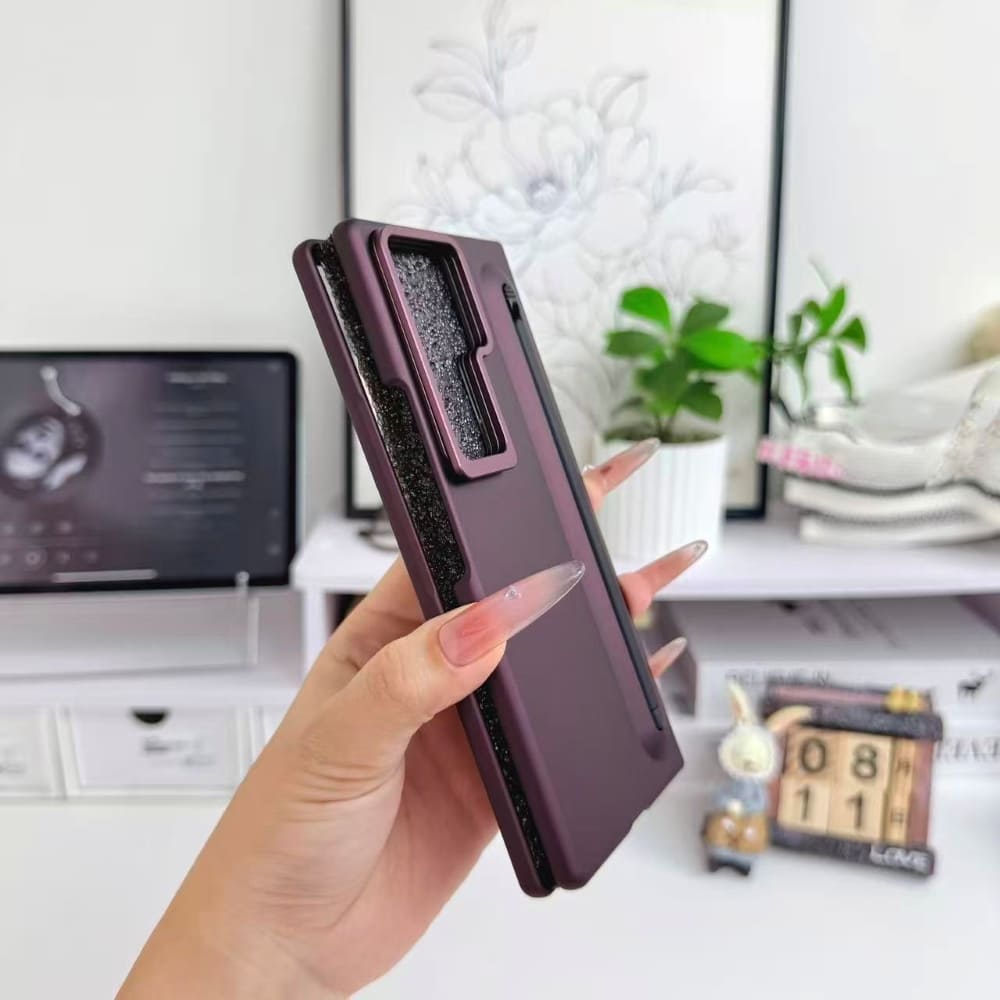 Foldable Phone Case With Pen Slot Holder