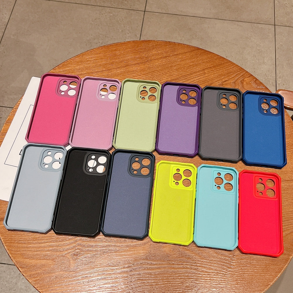 Full Camera Protection Liquid Silicone Phone Case