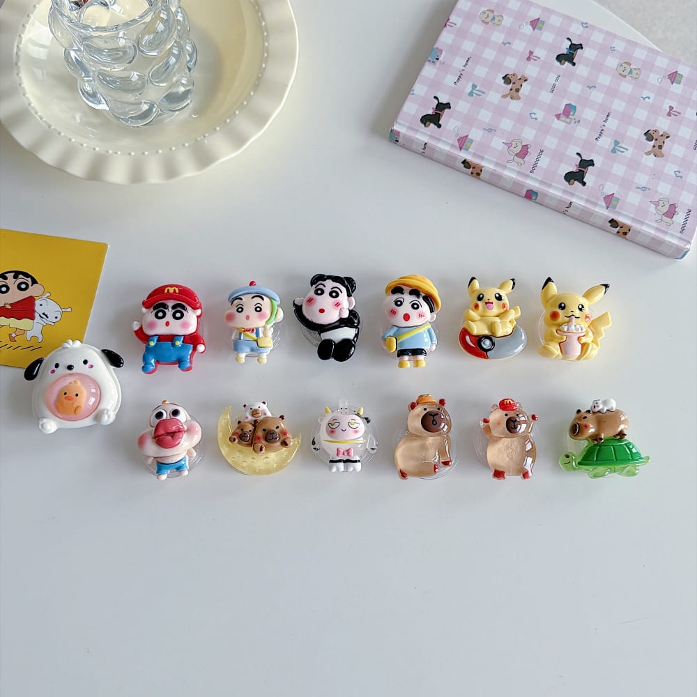 Fun Cartoon Character Mobile Grip Phone Stand