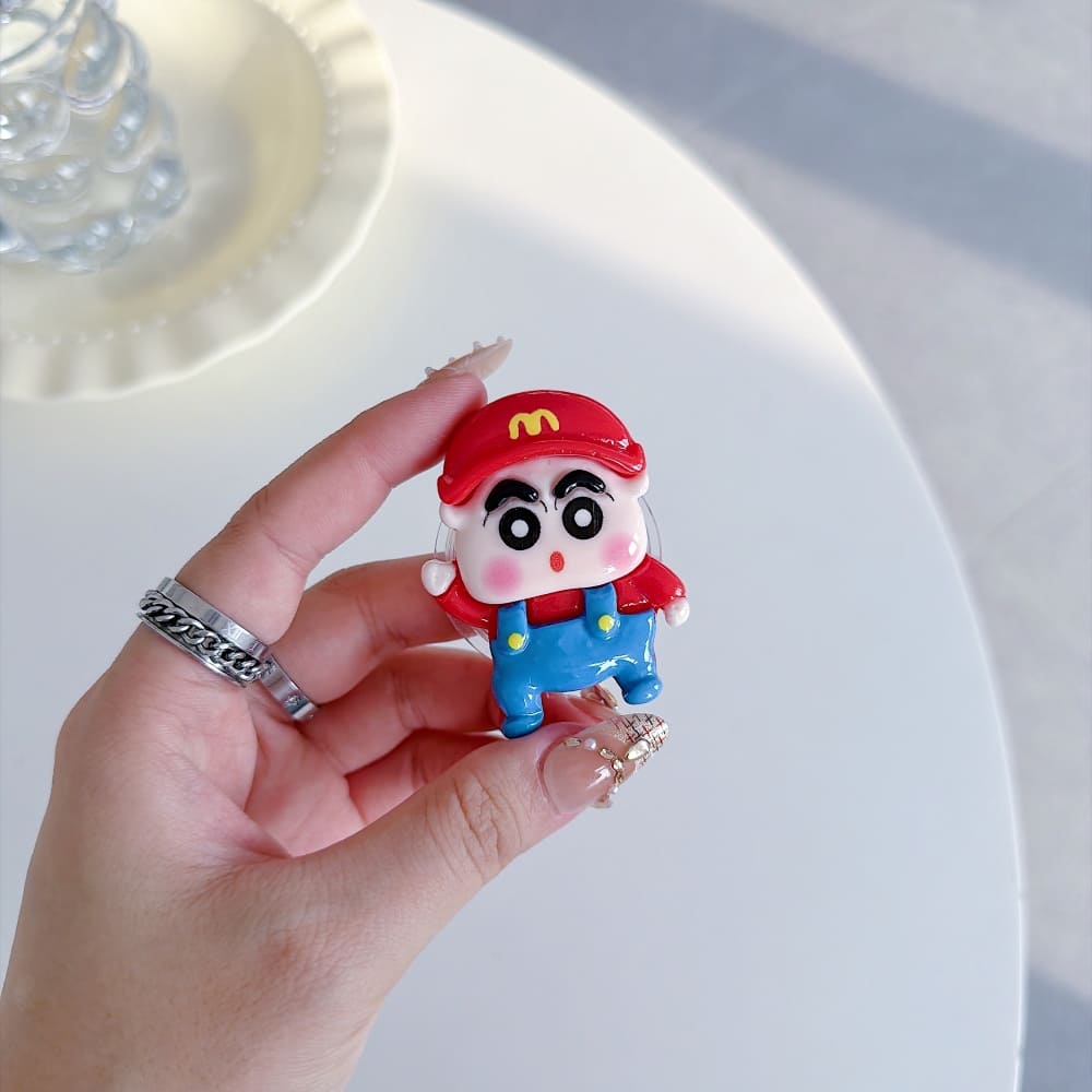 Fun Cartoon Mario Character Mobile Grip Phone Stand