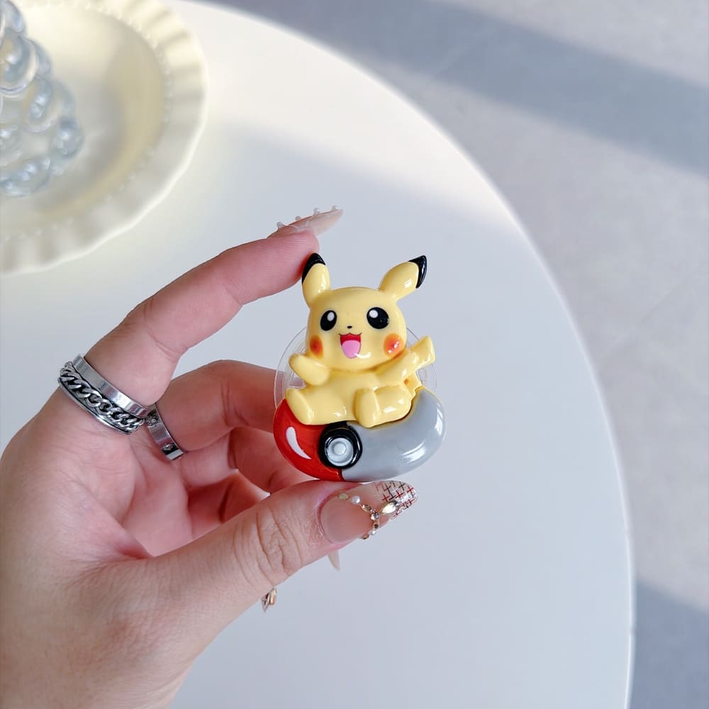 Fun Cartoon Dancing Pikachu Character Mobile Grip Phone Stand