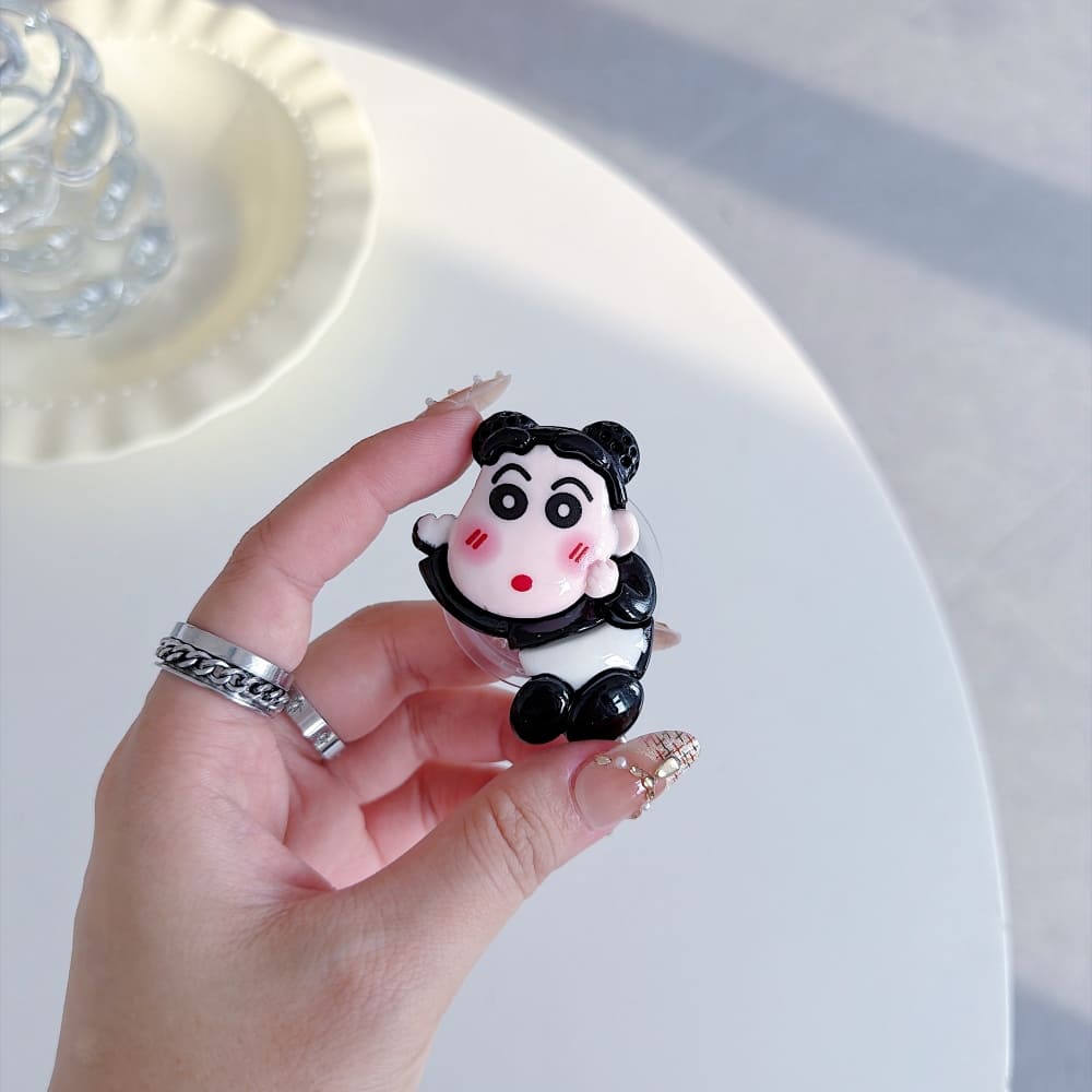 Fun Cartoon Shin Character Mobile Grip Phone Stand