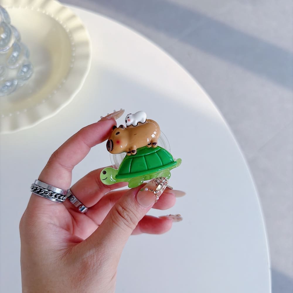 Fun Cartoon Character Mobile Grip Phone Stand