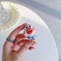 Fun Cartoon Duck Pout Character Mobile Grip Phone Stand