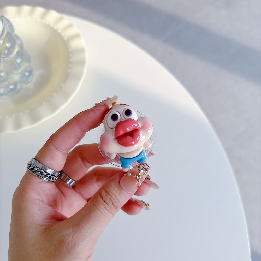 Fun Cartoon Duck Pout Character Mobile Grip Phone Stand