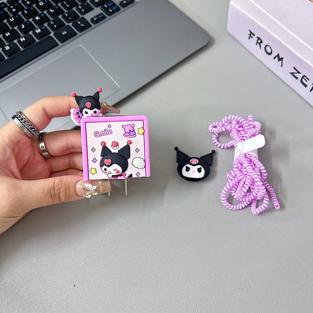 Fun Wrap Kuromi (20W) Silicone Charger Case