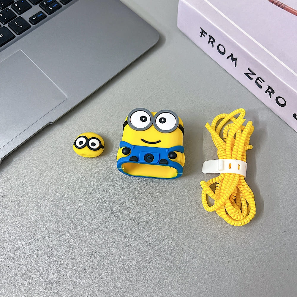Fun Wrap Minions Character (20W) Silicone Charger Case