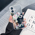 Girl Printed Graphic Mirror Phone Case