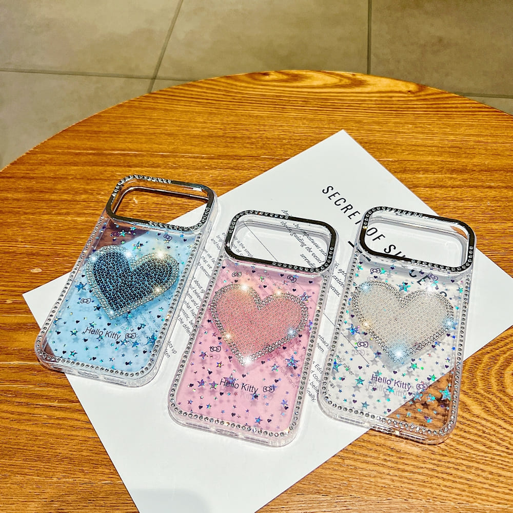 Glitter Crush Heart Phone Case
