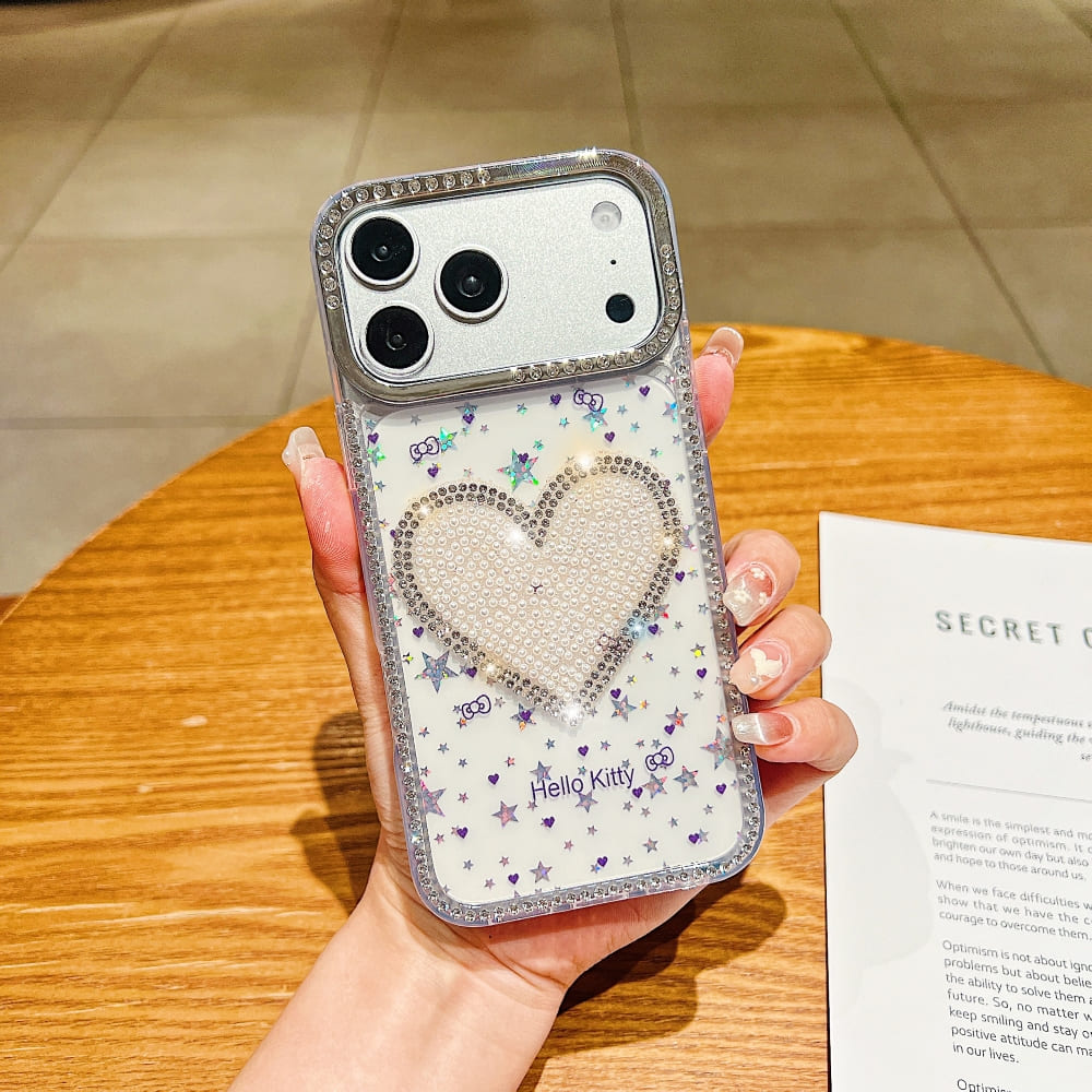 Glitter Crush Heart Phone Case
