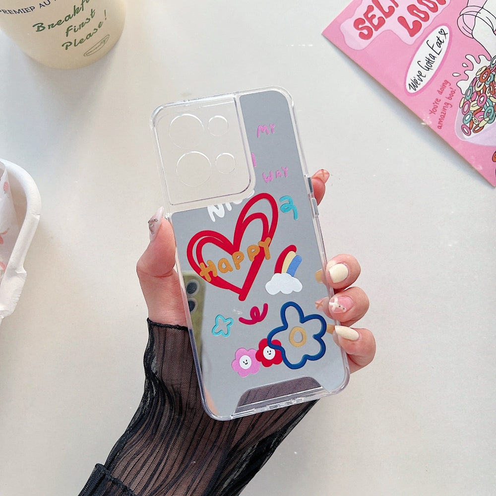 Graphic Mirror Printed Phone Case