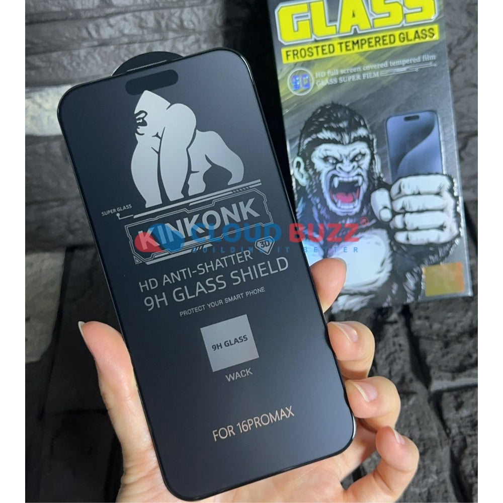 Matte HD Anti-Shatter 9H Shield Frosted Tempered Glass