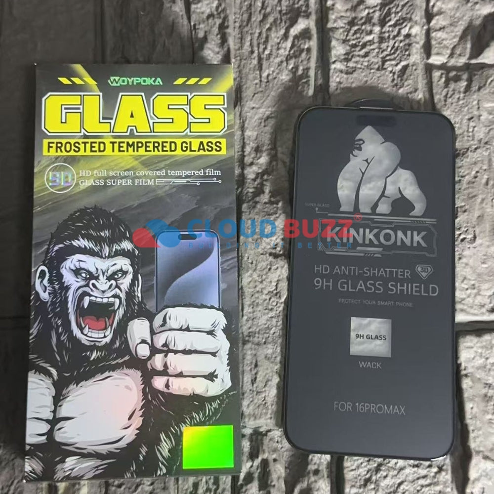 Matte HD Anti-Shatter 9H Shield Frosted Tempered Glass
