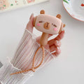 Hammer Face Cappybara Character Keychain | Handbag Charm | Phone Charm