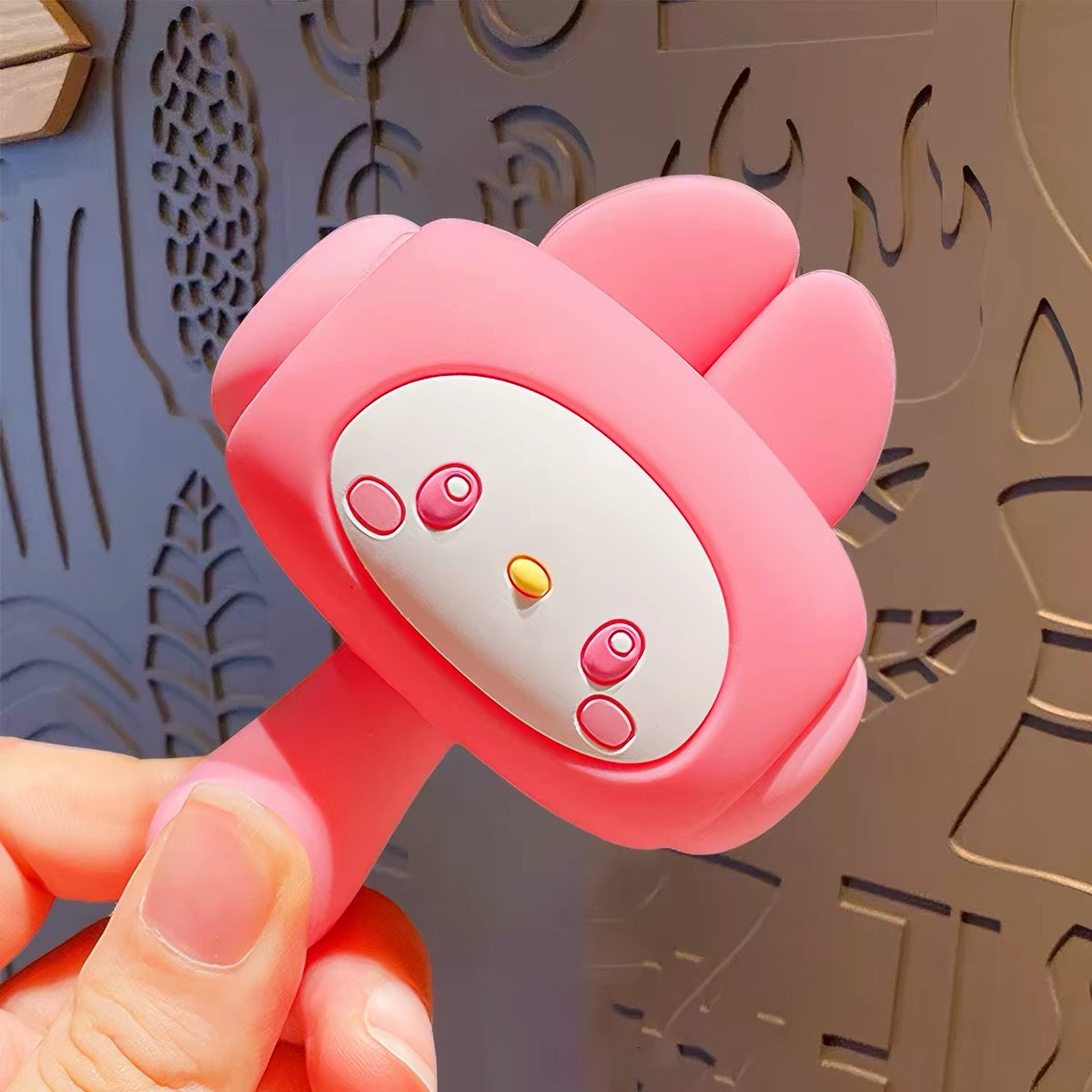 Hammer Face Character Keychain | Handbag Charm | Phone Charm