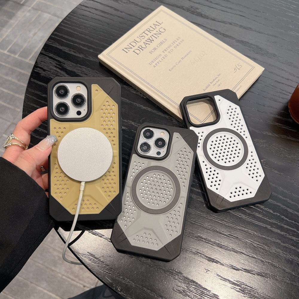 Heat Dissipation Hole Cooling Down Magsafe Phone Case