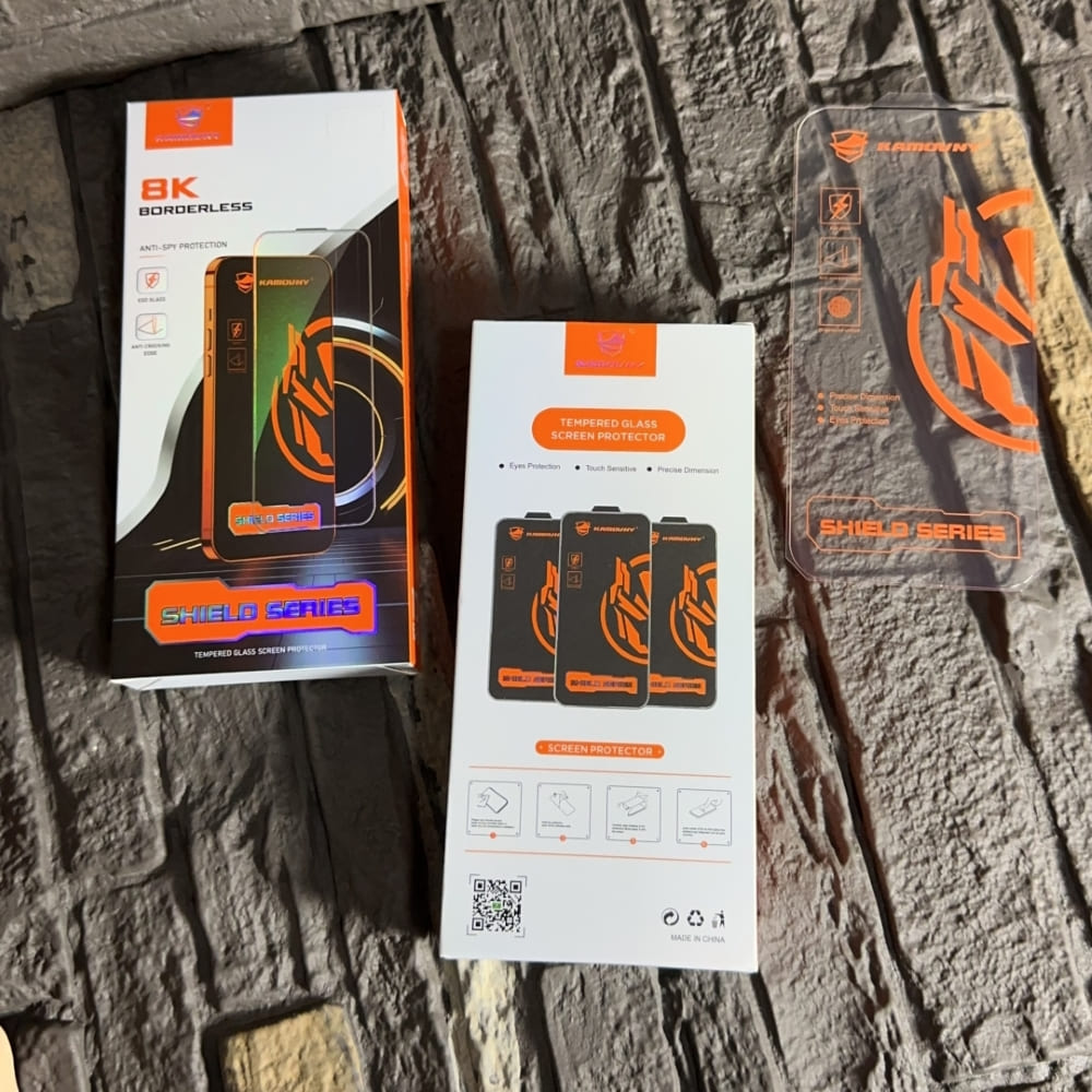 KAMOVNY 8K Borderless HD Tempered Glass
