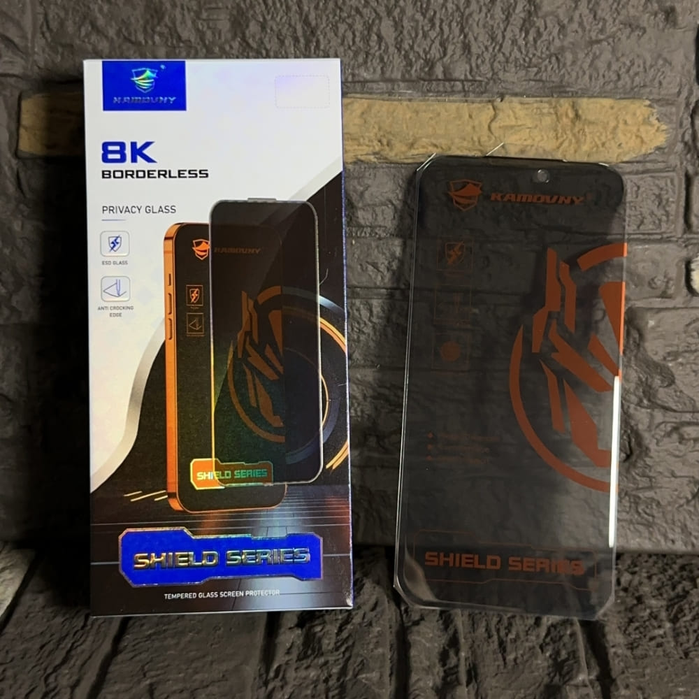 KAMOVNY 8K Borderless Privacy Tempered Glass