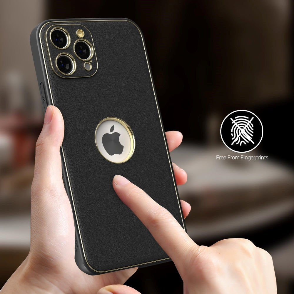 Leather Metal Plating Camera Protection Cover