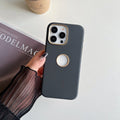 Luxurious Electroplated Phone Case with Logo Cut
