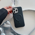 Magnetic Carbon Fiber Texture Shockproof Phone Case