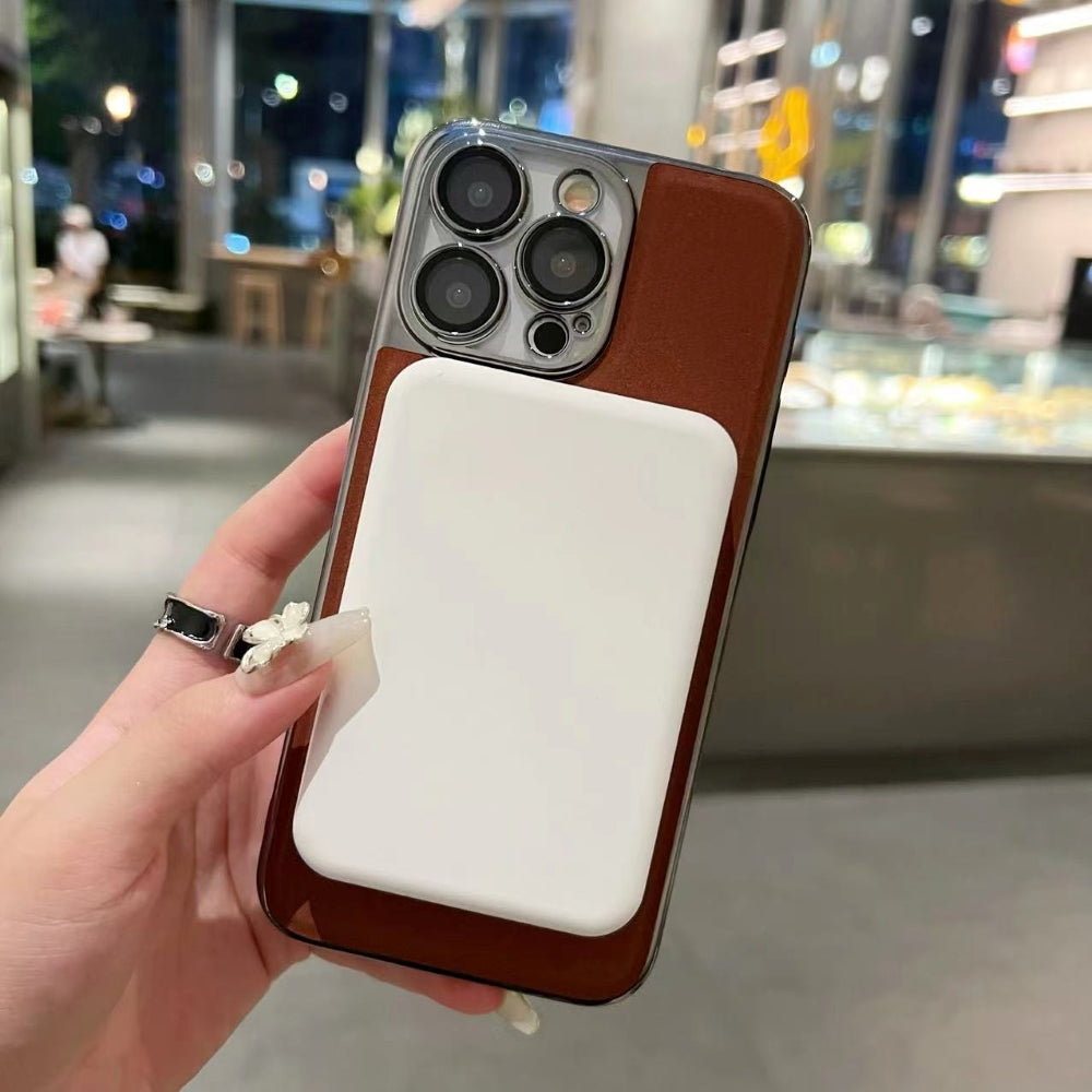 Magnetic Wireless Charge Shockproof Leather Phone Case