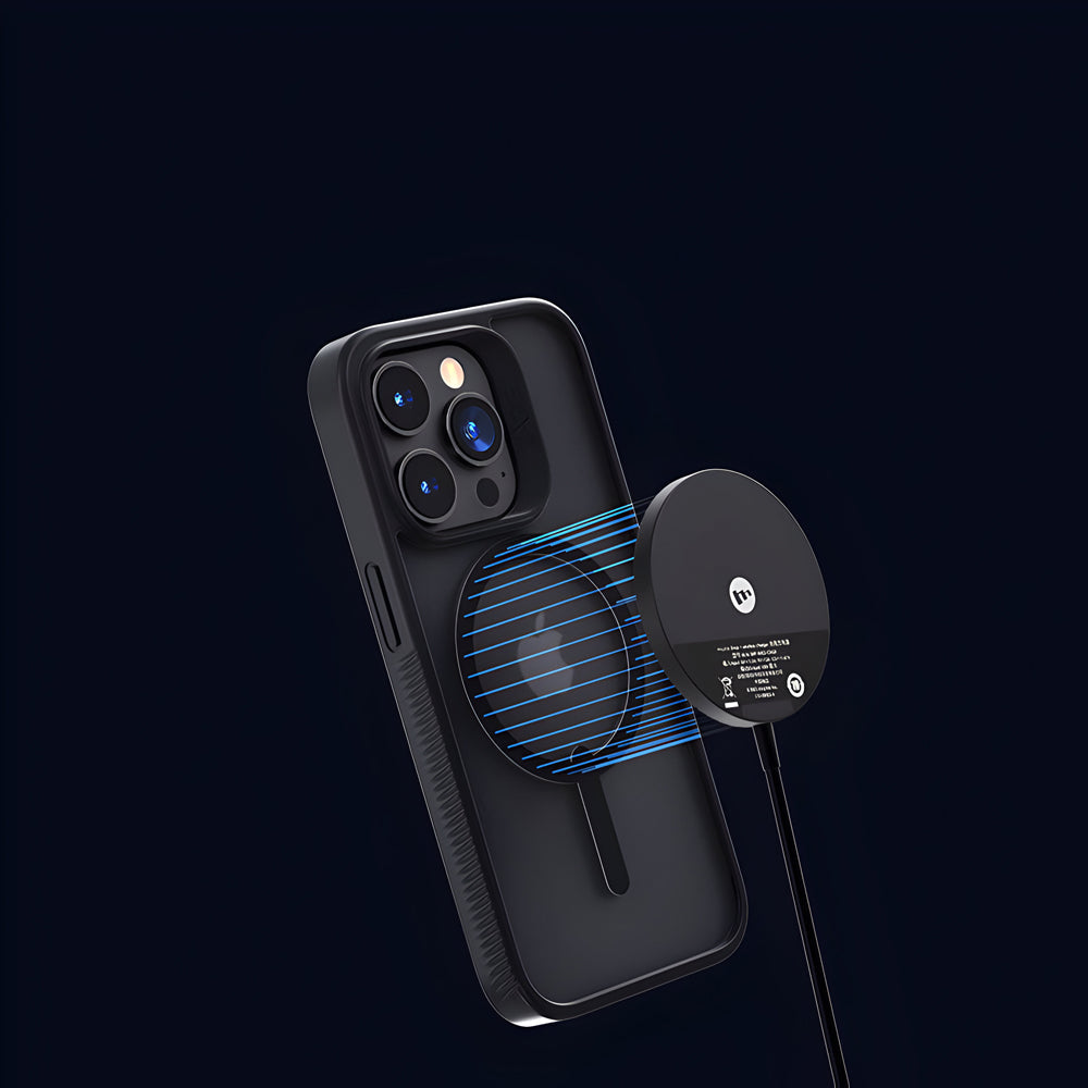 Transparent Magnetic Wireless Charging Anti-fall PC (Hard) Case