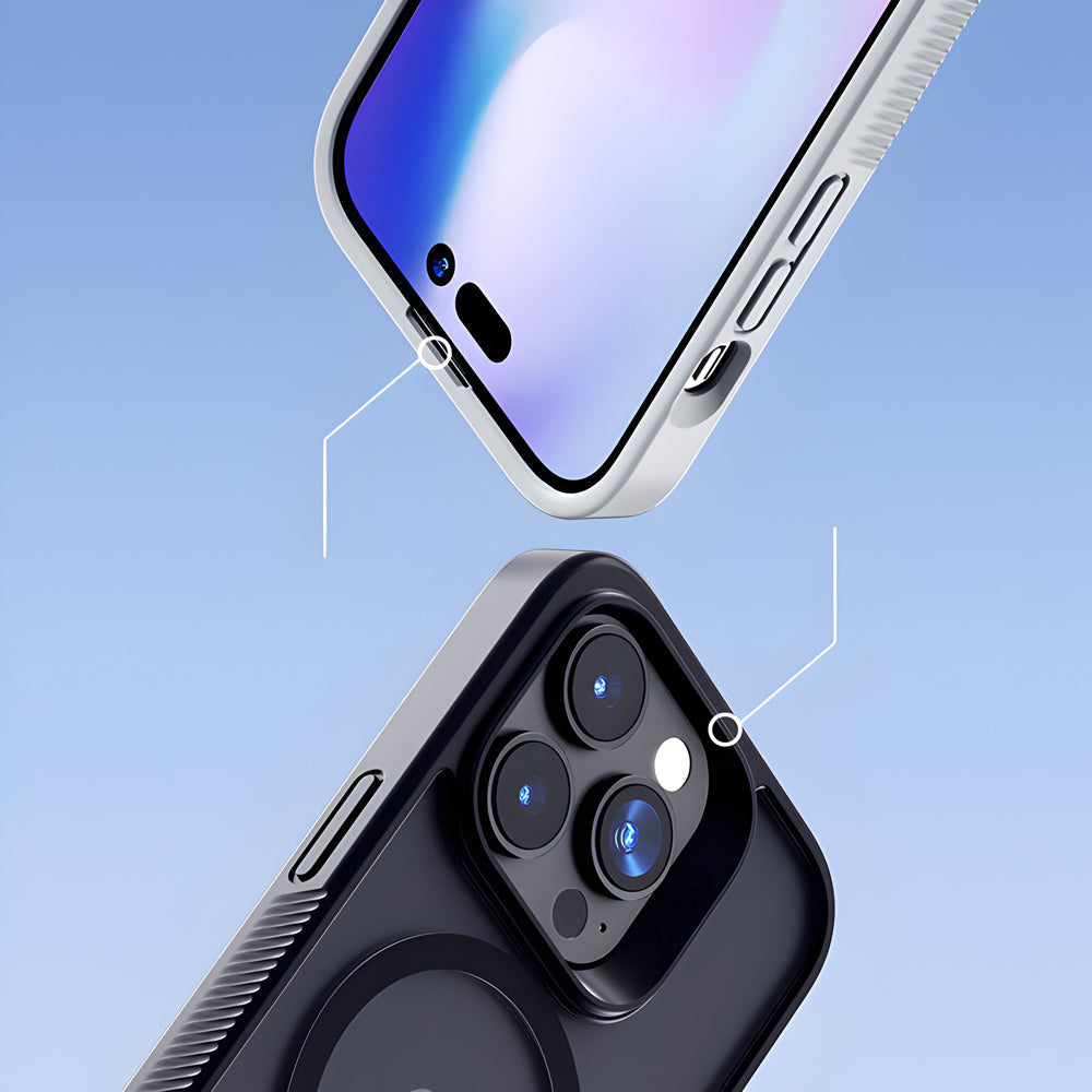 Transparent Magnetic Wireless Charging Anti-fall PC (Hard) Case