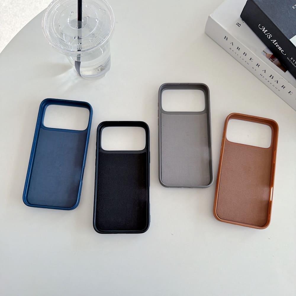 Metro Matte Leather Phone Case