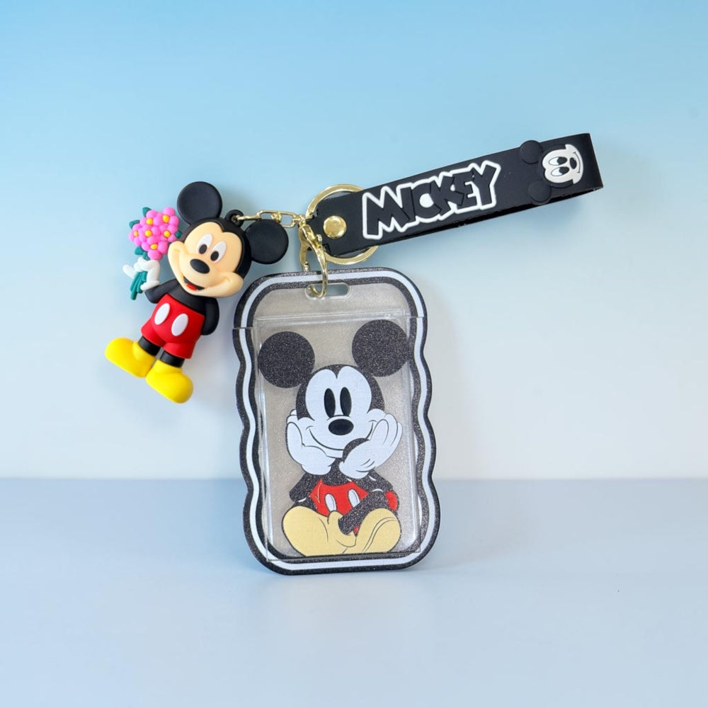 Mickey Minnie Printed Work ID Card Holder