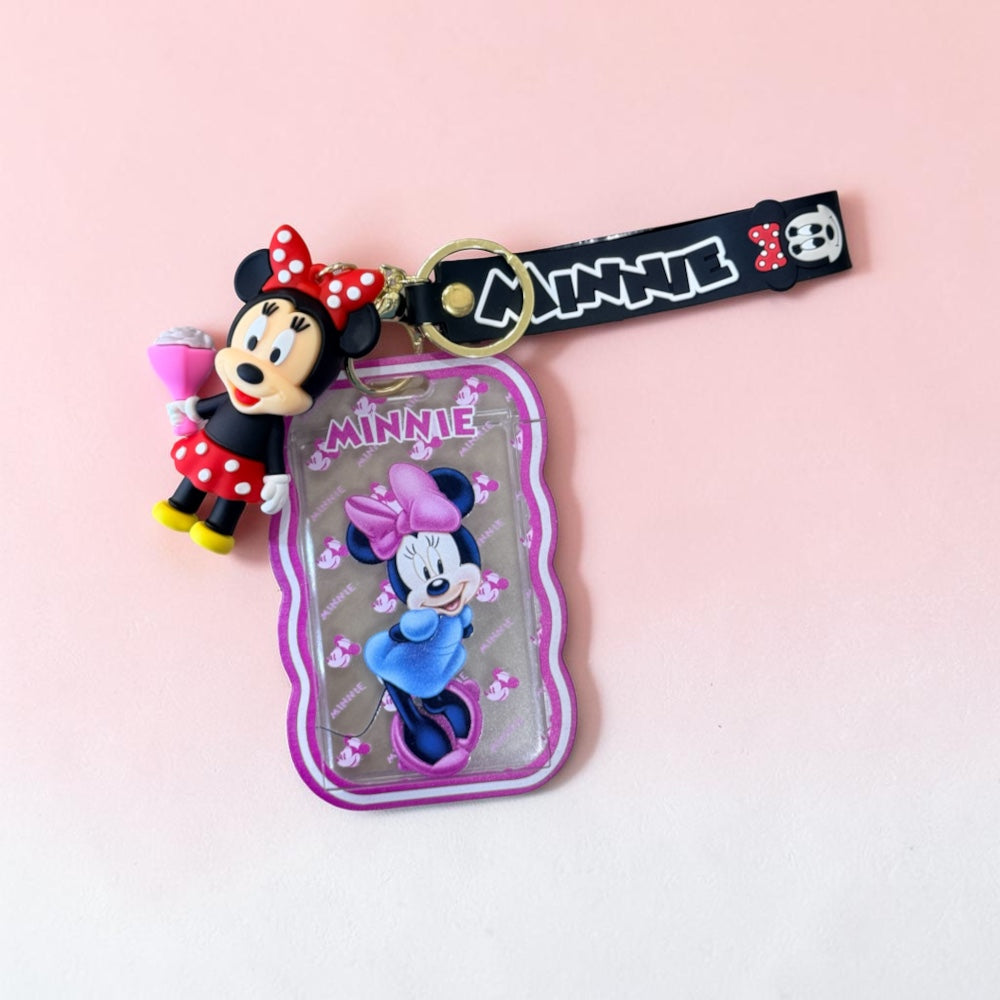 Mickey Minnie Printed Work ID Card Holder