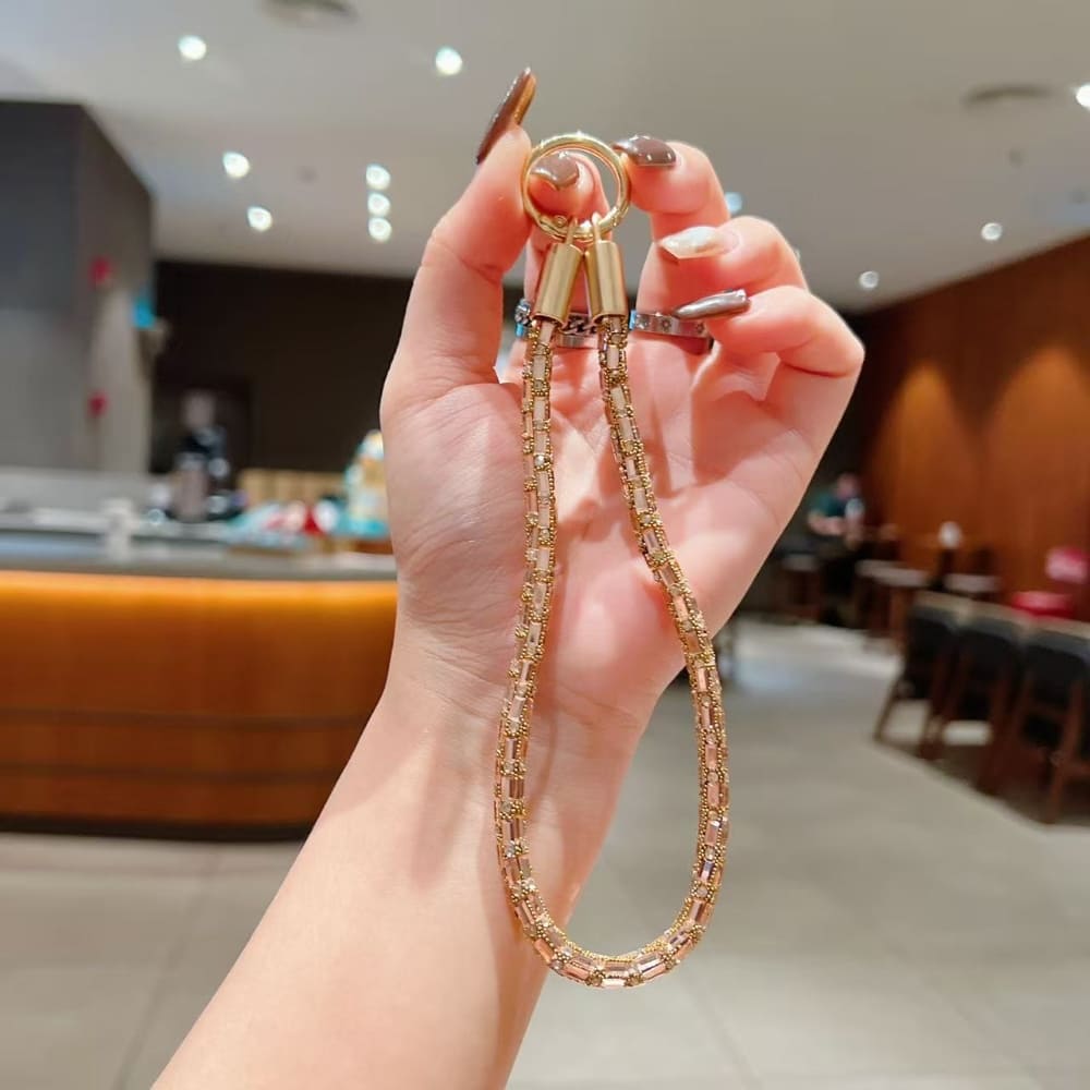 Smoky Stardust Twinkle Beads Phone Charm