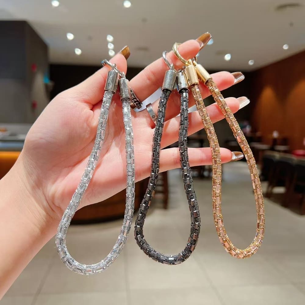 Smoky Stardust Twinkle Beads Phone Charm