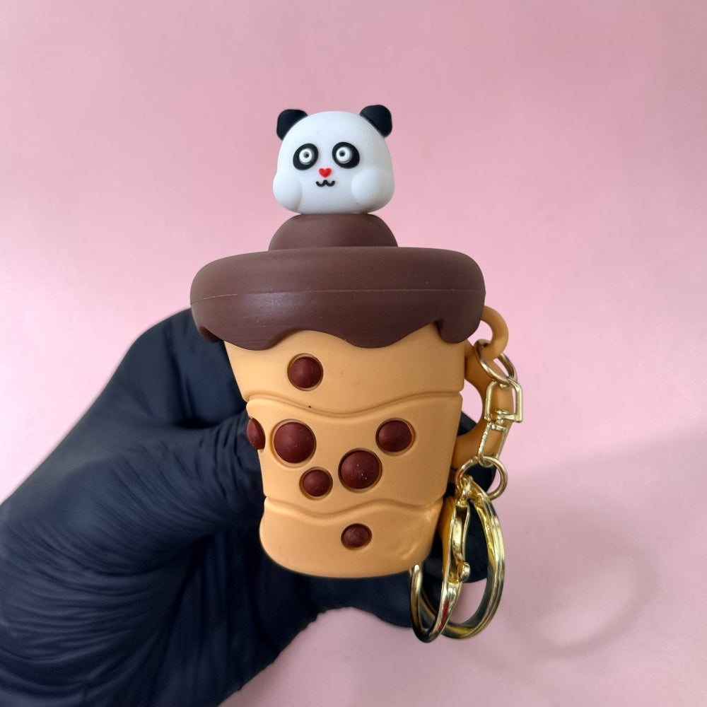 Milk Tea Cup Keychain | Handbag Charm | Phone Charm