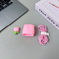 Mini Cord Keeper Pink Tulip (20W) Silicone Charger Case
