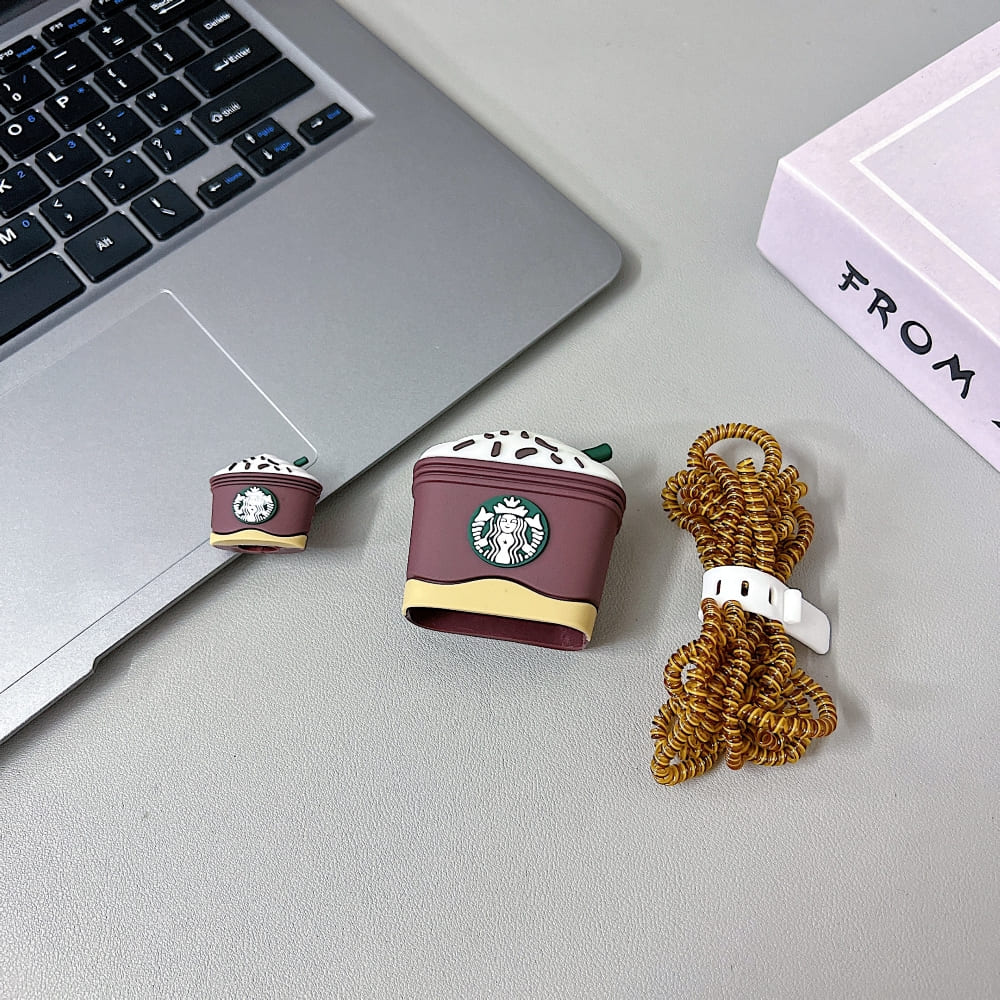 Mini Cord Keeper Coffee Mug (20W) Silicone Charger Case