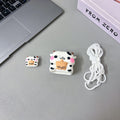 Mini Cord Keeper Cow Character (20W) Silicone Charger Case
