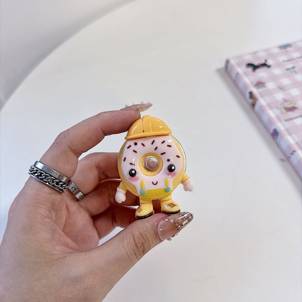 Mini Joy Donut Character Mobile Grip Phone Stand