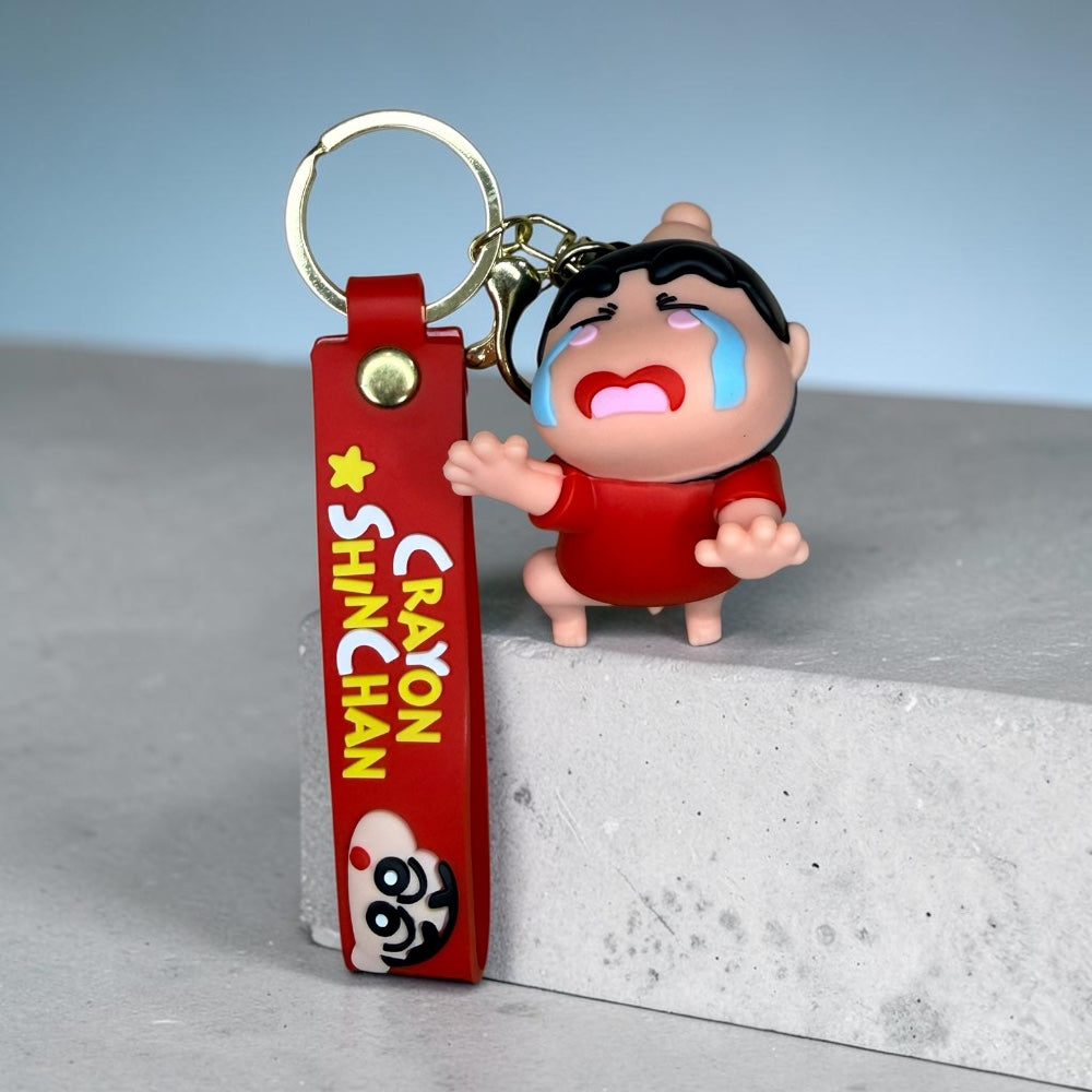 Moody Shinchan Character Keychain | Handbag Charm | Phone Charm