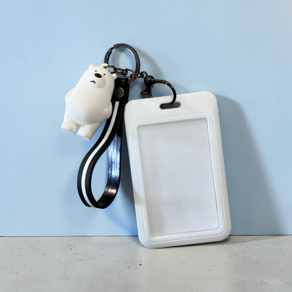 Panda Bear Character Work ID Card Holder