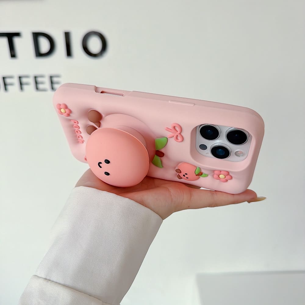 Peach Blossom Silicone Phone Case